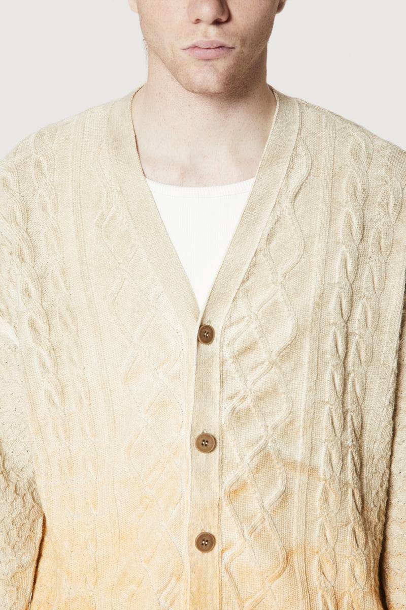 Paura CLARK CARDIGAN CREAM/ORANGE Prezzo Ridotto