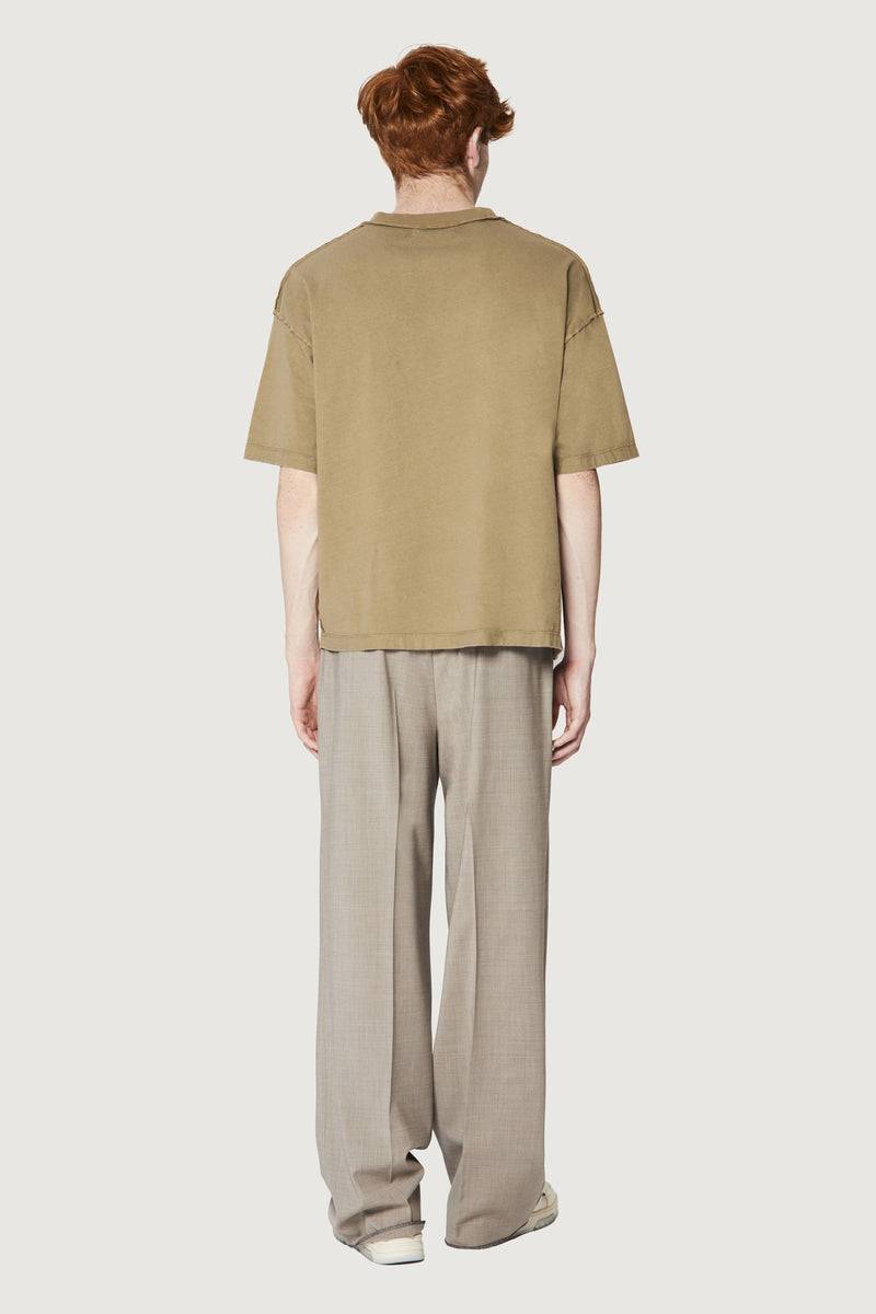 Paura COSTA OVERSIZED T-SHIRT BOLD LOGO MUD Convenienza