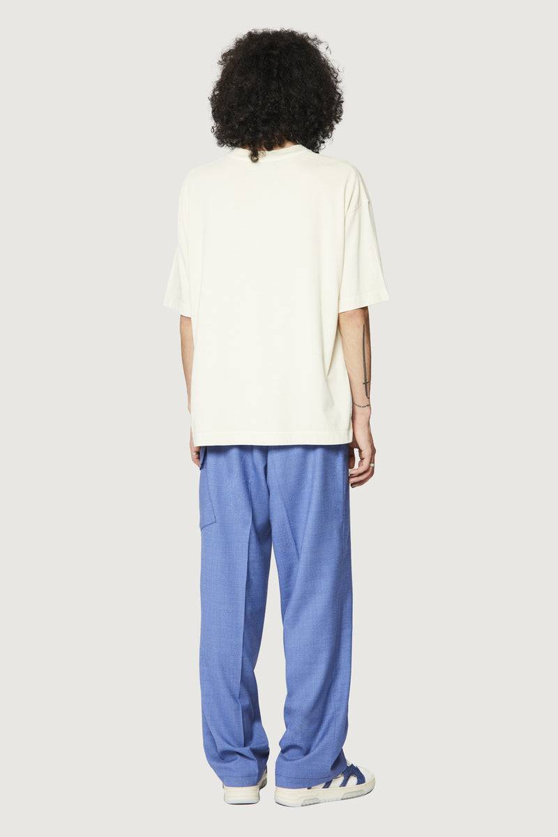 Paura COSTA OVERSIZED T-SHIRT COSMIC LOGO OFF-WHITE Sconto
