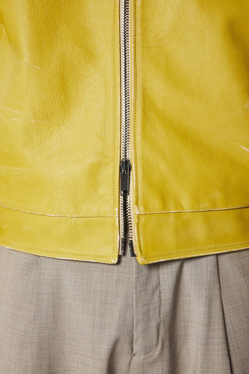 Paura EFREM LEATHER JACKET CEDAR Duty-free