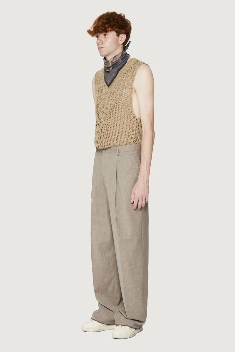 Paura EGON CLASSIC PANTS DOVE GREY In Saldo