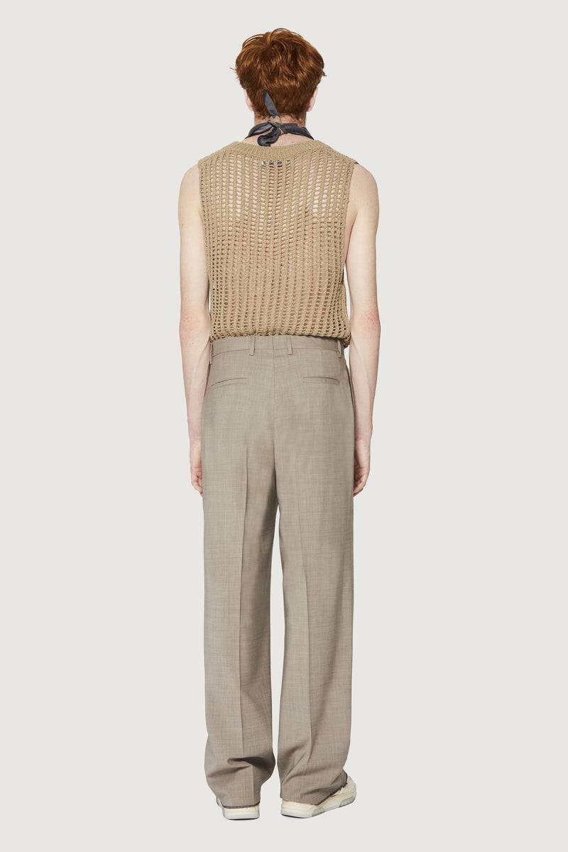 Paura EGON CLASSIC PANTS DOVE GREY In Saldo