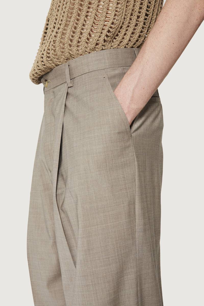 Paura EGON CLASSIC PANTS DOVE GREY In Saldo
