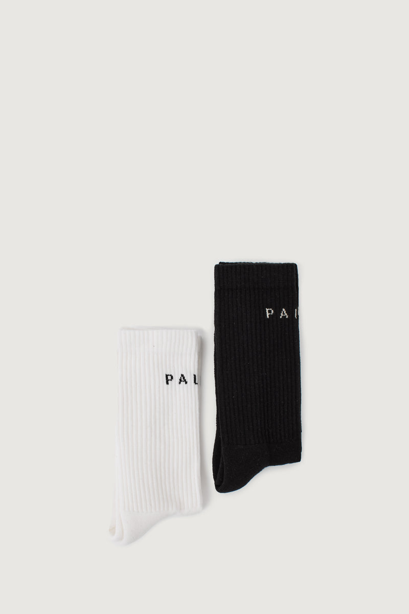 Paura ZEO SOCKS BI-PACK OFF WHITE/BLACK Moda