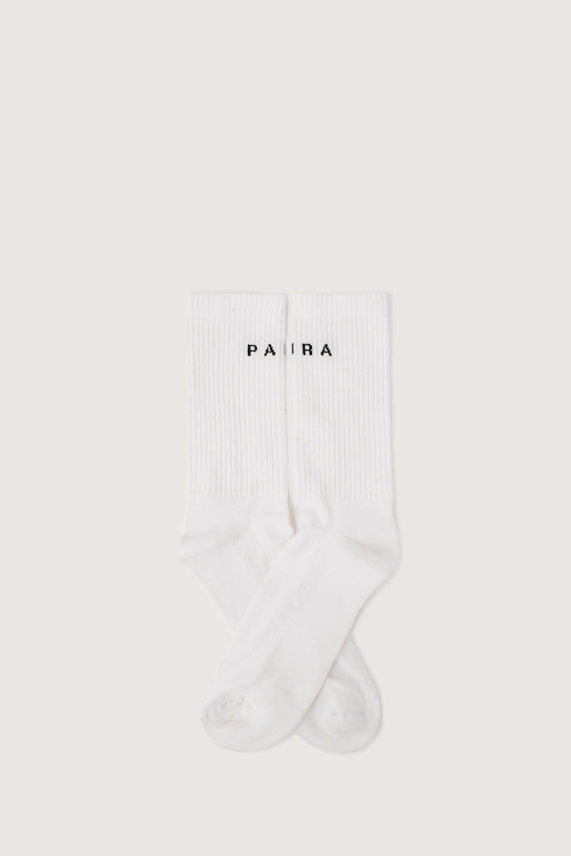 Paura ZEO SOCKS BI-PACK OFF WHITE/BLACK Moda