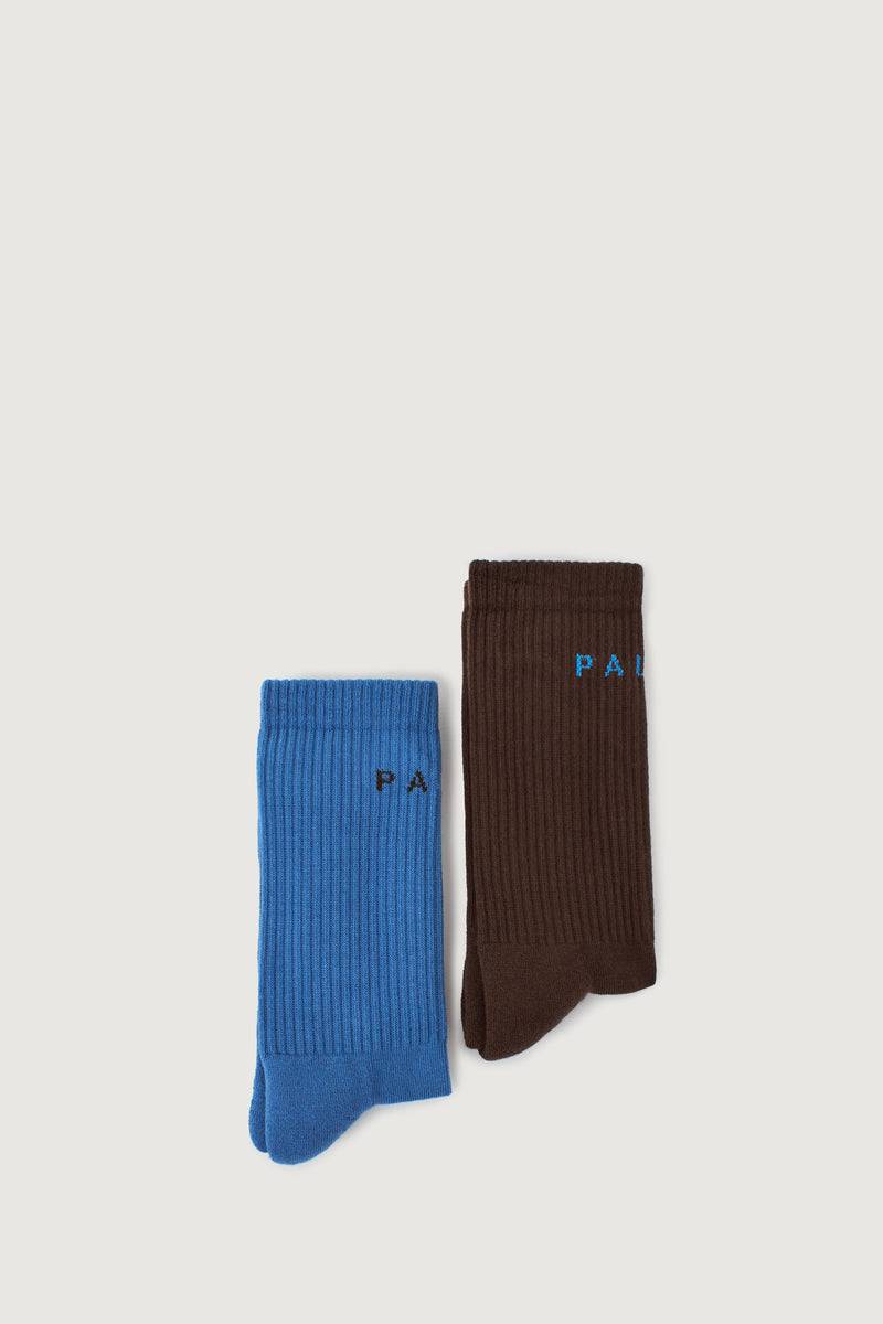 Paura ZEO SOCKS BI-PACK SKY BLUE/ CHOCOLATE 2025