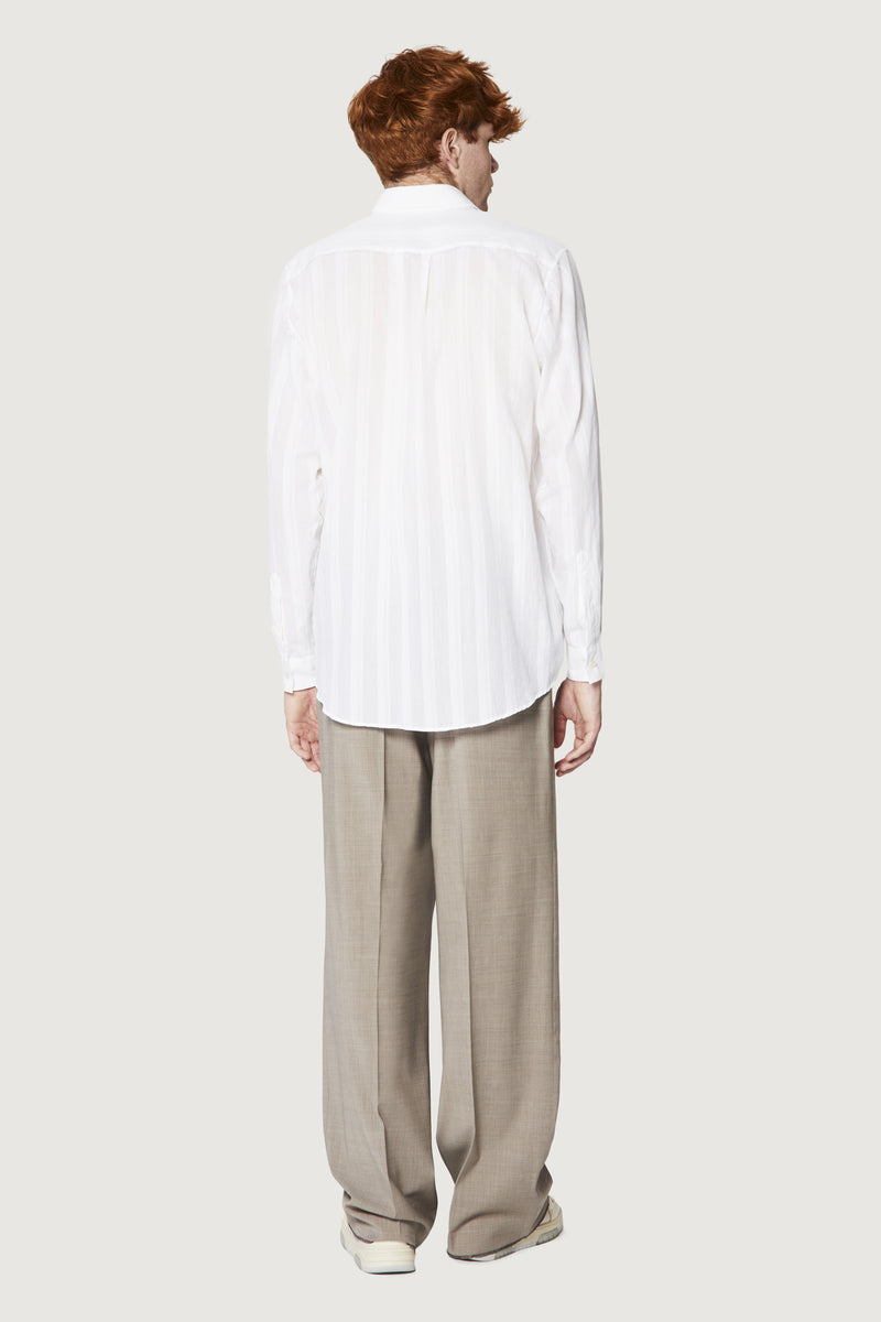 Paura ERZIN OVERSIZED SHIRT WHITE 2025