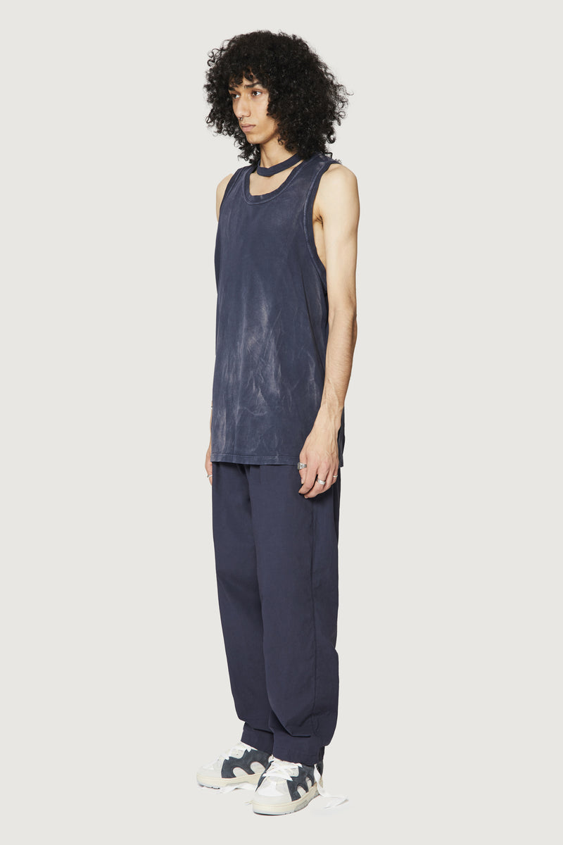 Paura HUGO TANK TOP DARK BLUE Pezzi Unici