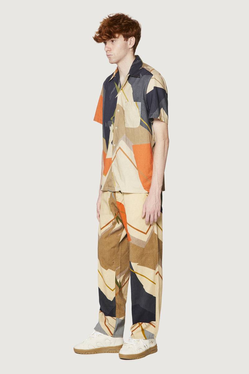 Paura JEREMY BOWLING SHIRT SAND CAMO Consegna Veloce