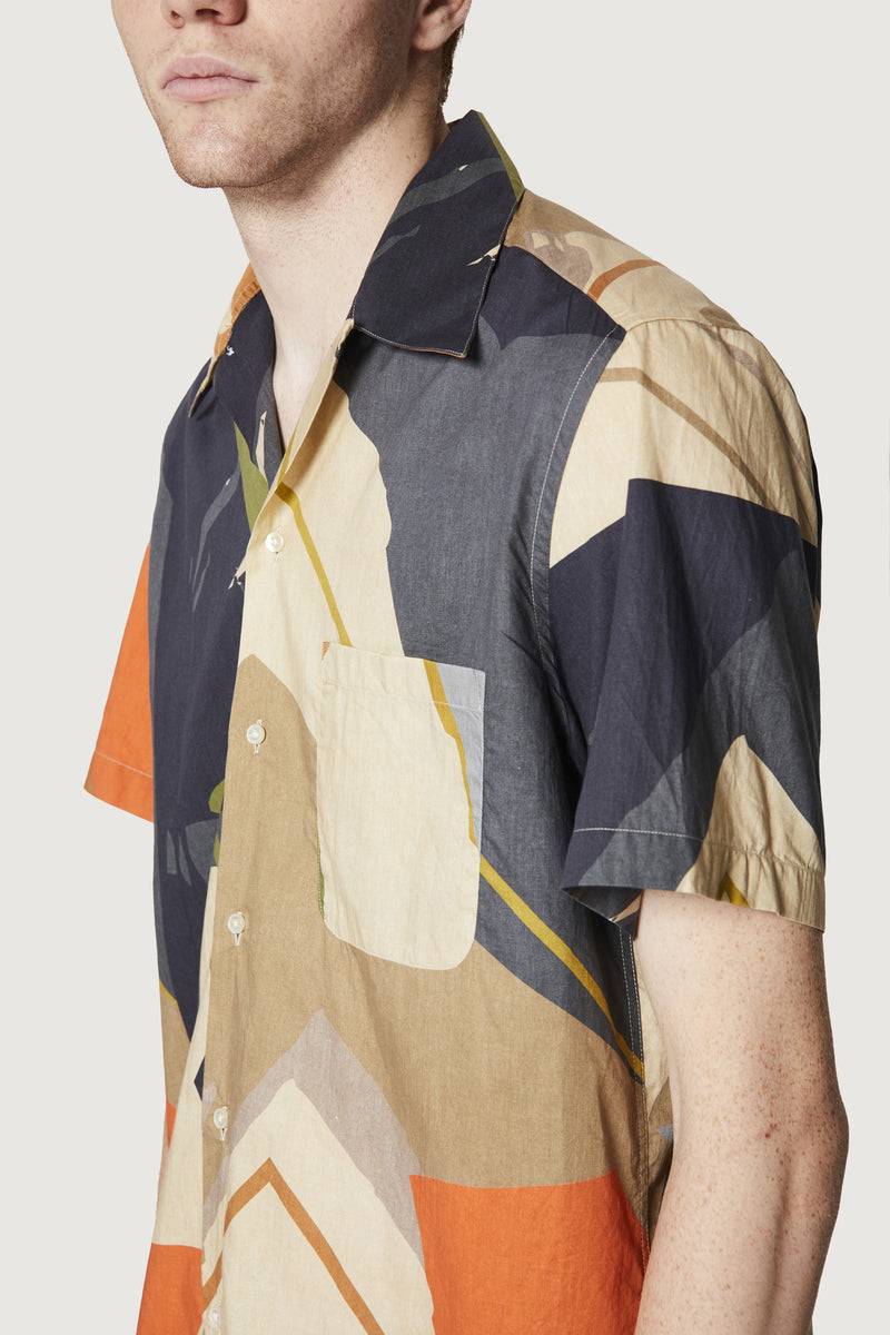 Paura JEREMY BOWLING SHIRT SAND CAMO Consegna Veloce