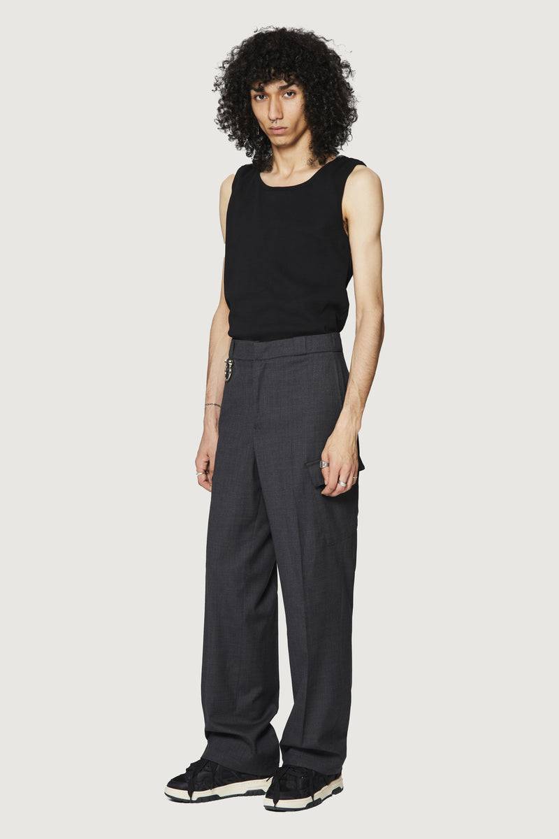 Paura JONIS WORK PANTS BLACK Fino Al -60%