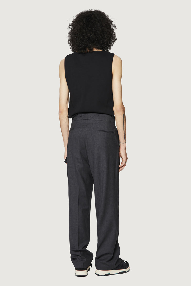 Paura JONIS WORK PANTS BLACK Fino Al -60%