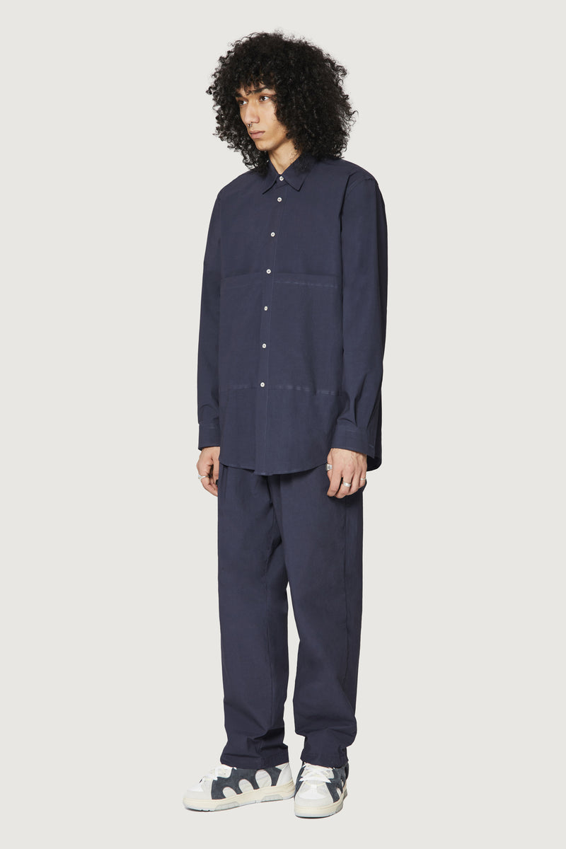 Paura KONIA OVERSIZED SHIRT DARK BLUE Offerta