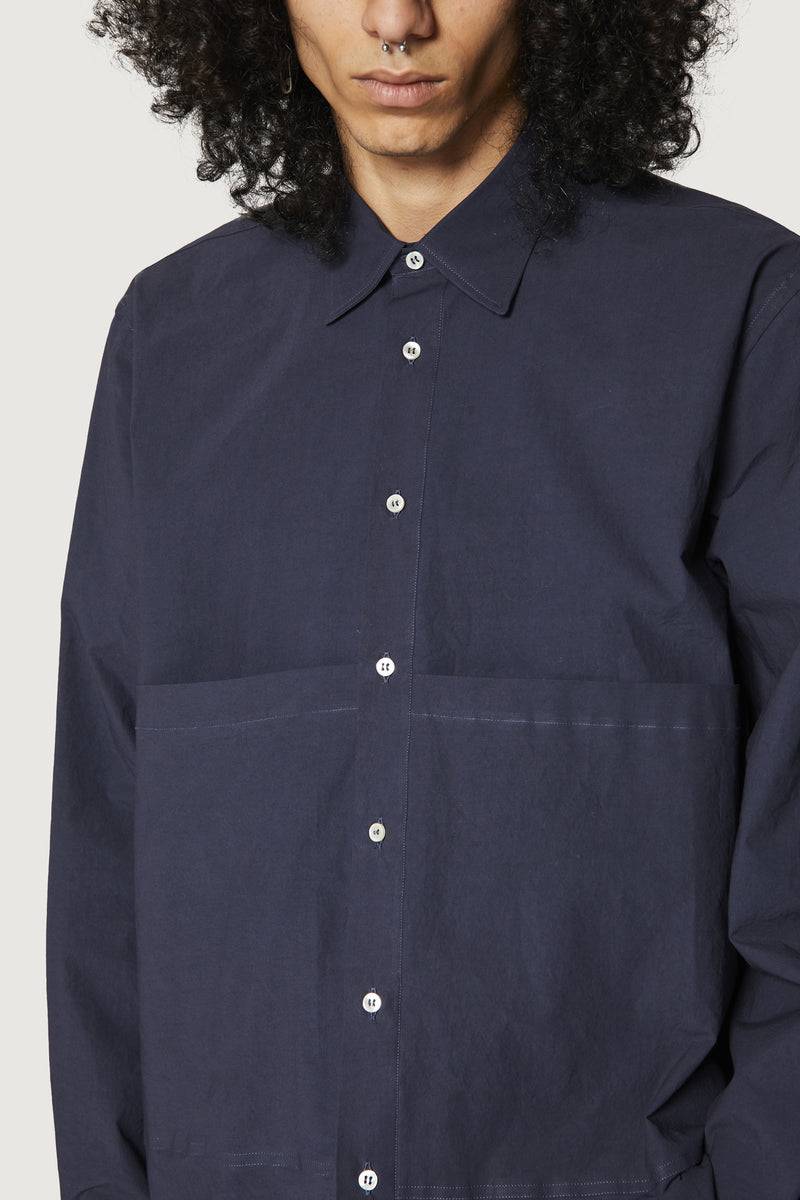 Paura KONIA OVERSIZED SHIRT DARK BLUE Offerta