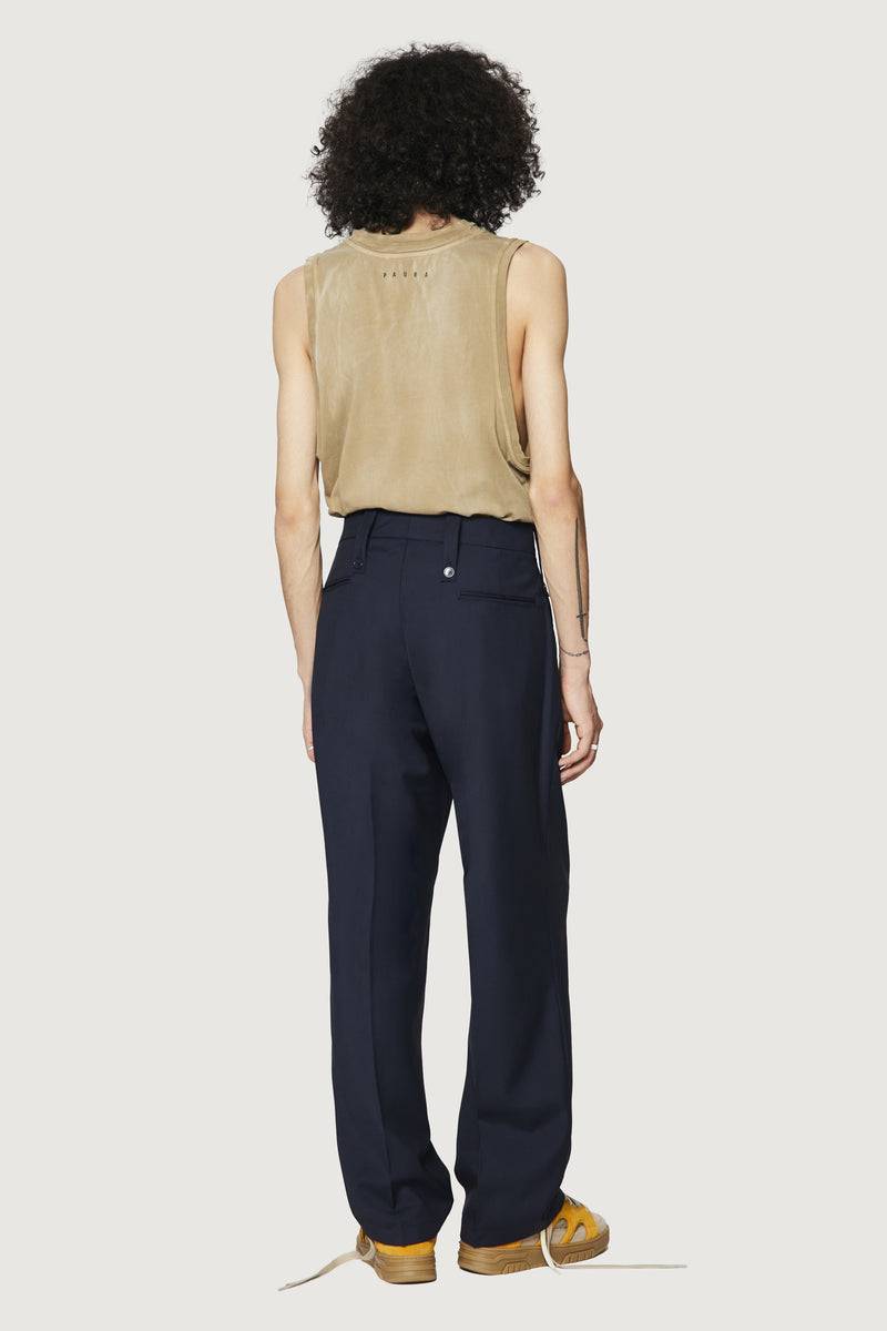 Paura KYROS CLASSIC PANTS DARK BLUE Online