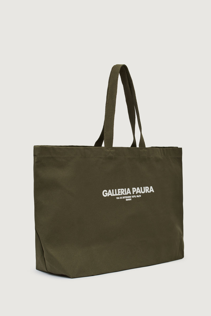 Paura NORA TOTE BAG MILITARY GREEN Offerte