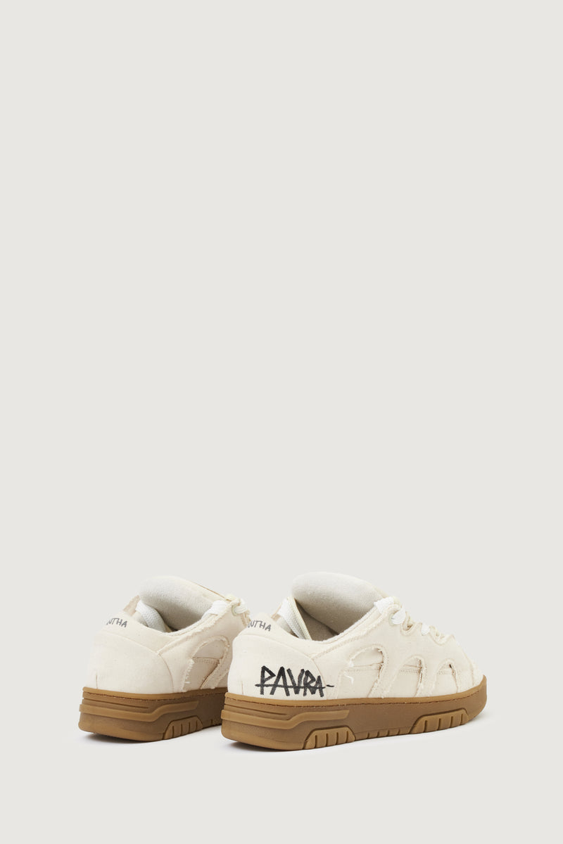 Paura SANTHA X PAURA MODEL 1 - OFF WHITE DESTROYED In Linea