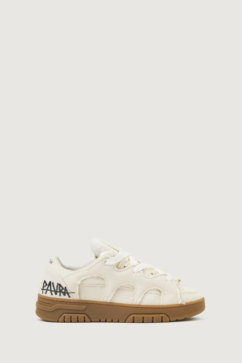 Paura SANTHA X PAURA MODEL 1 - OFF WHITE DESTROYED In Linea