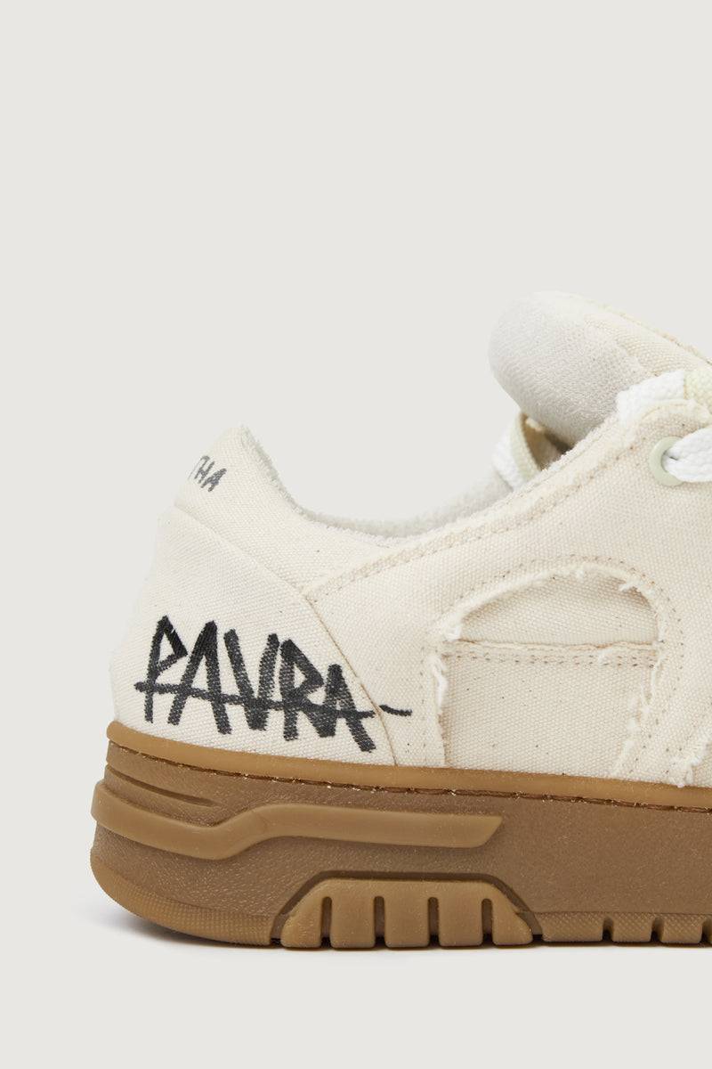 Paura SANTHA X PAURA MODEL 1 - OFF WHITE DESTROYED In Linea
