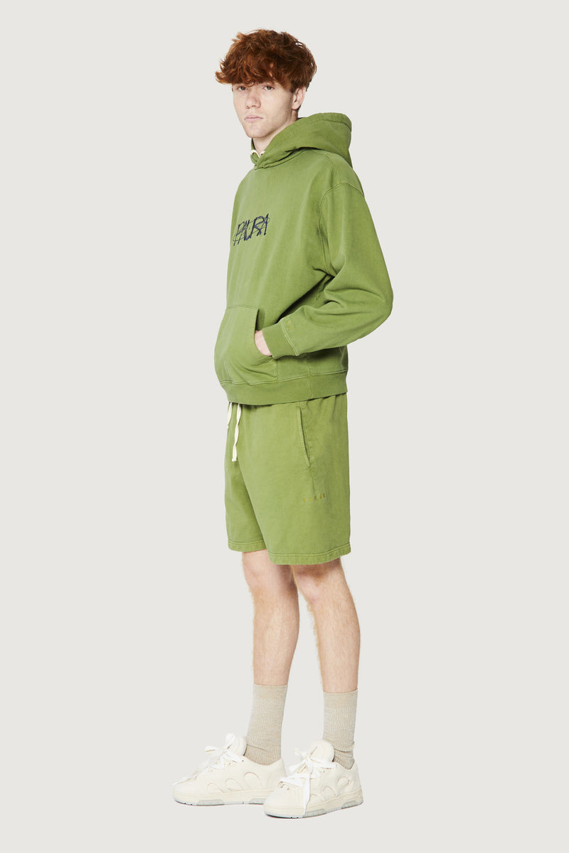 Paura SANTI HOODIE SWEATSHIRT COSMIC LOGO GREEN Qualità