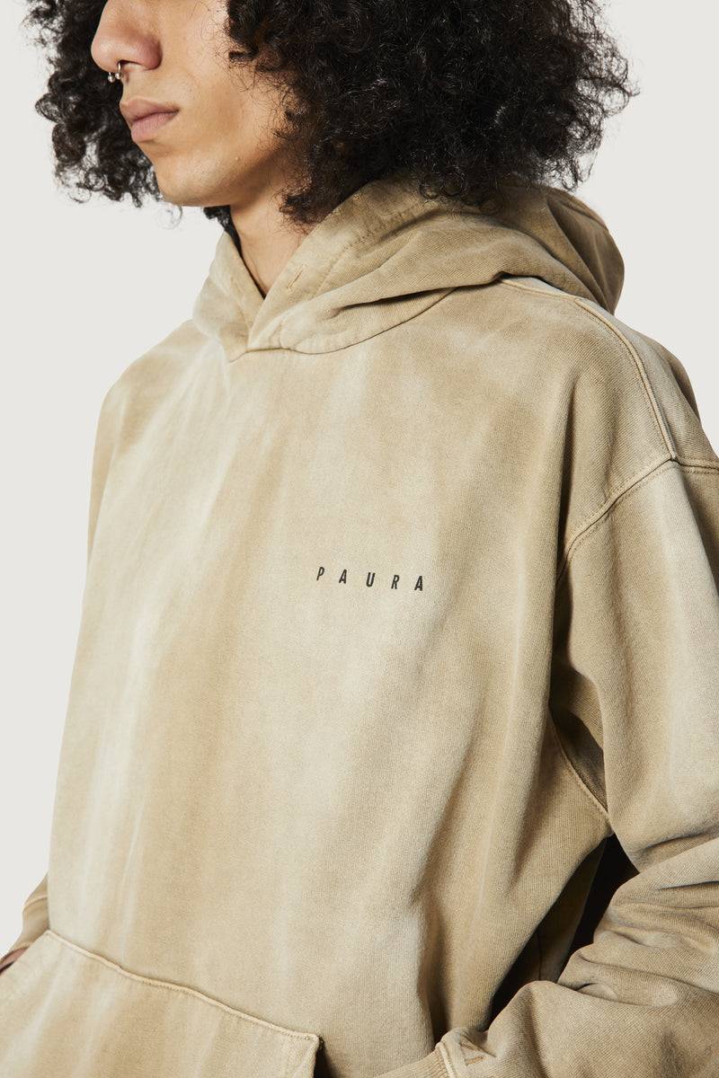Paura SANTI HOODIE SWEATSHIRT MUD Vendita