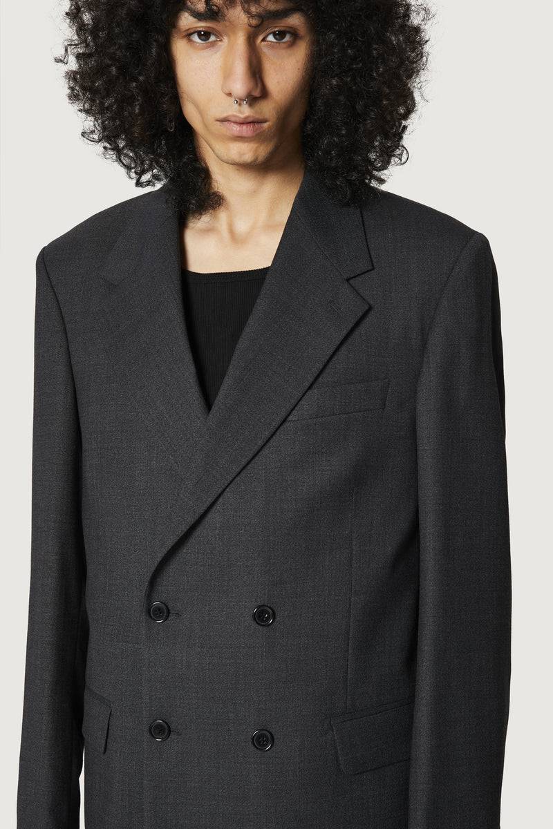 Paura THOM DOUBLEBREASTED SUIT JACKET BLACK Spedizione Gratuita