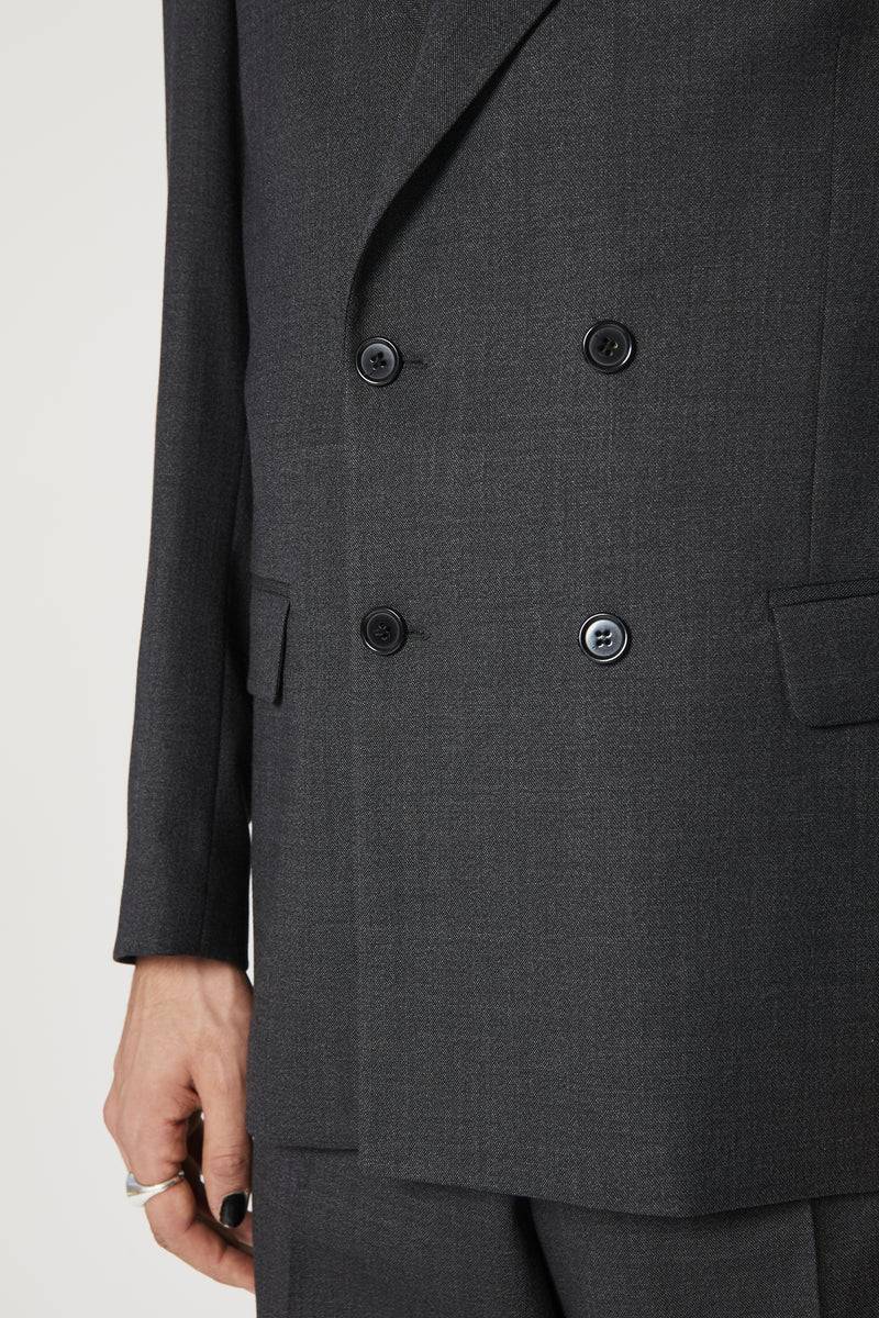 Paura THOM DOUBLEBREASTED SUIT JACKET BLACK Spedizione Gratuita