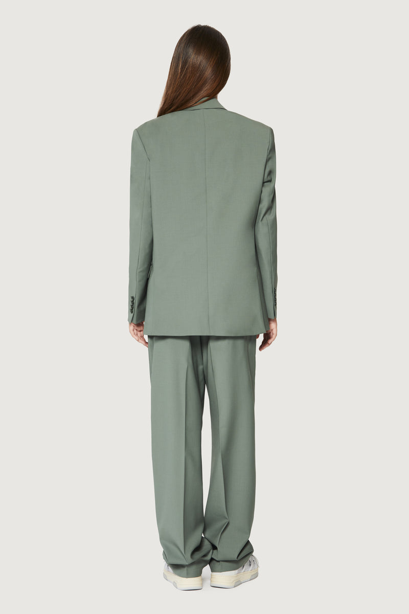 Paura THOM DOUBLEBREASTED SUIT JACKET SAGE Pezzi Unici