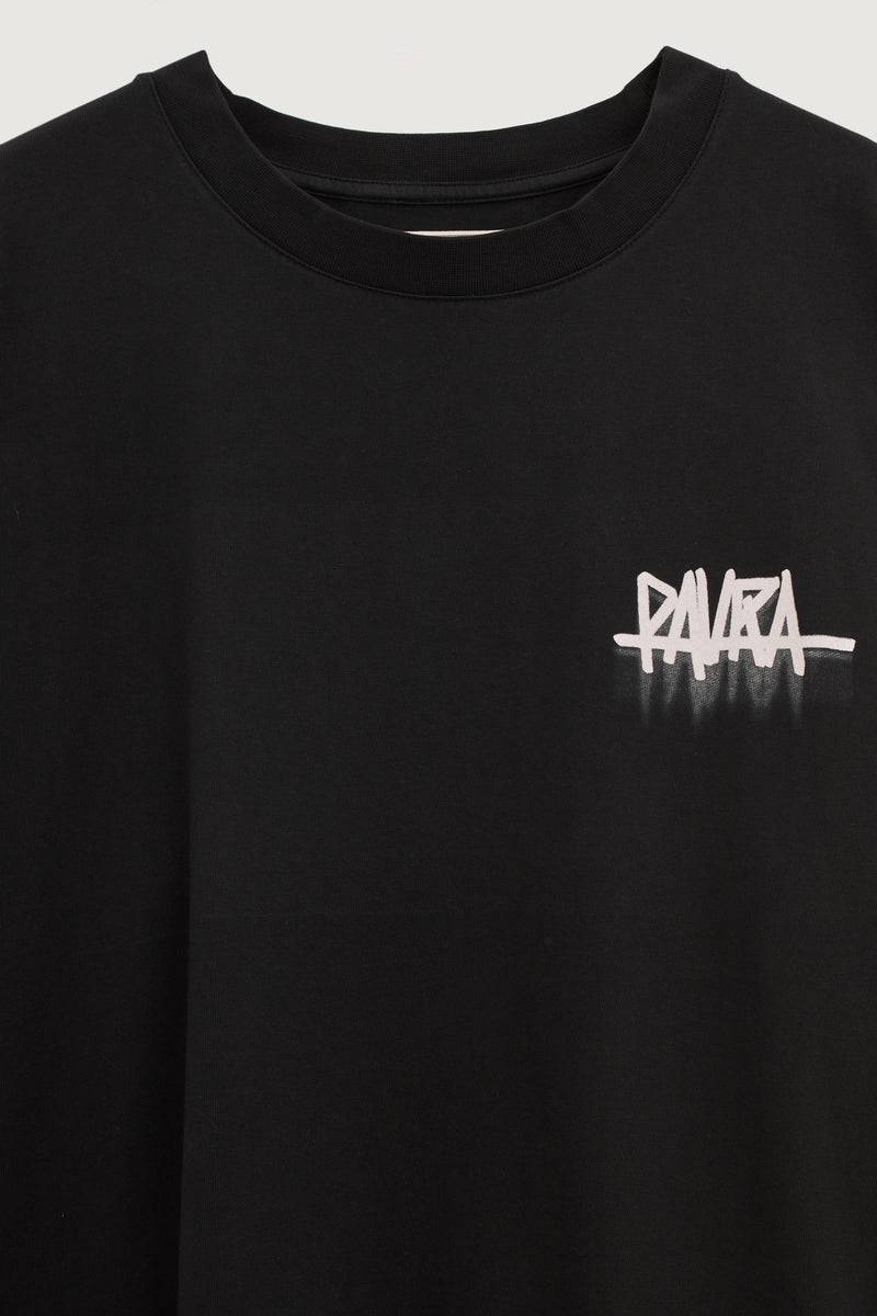 Paura YANNIS OVERSIZED T-SHIRT BLACK Shopping Online