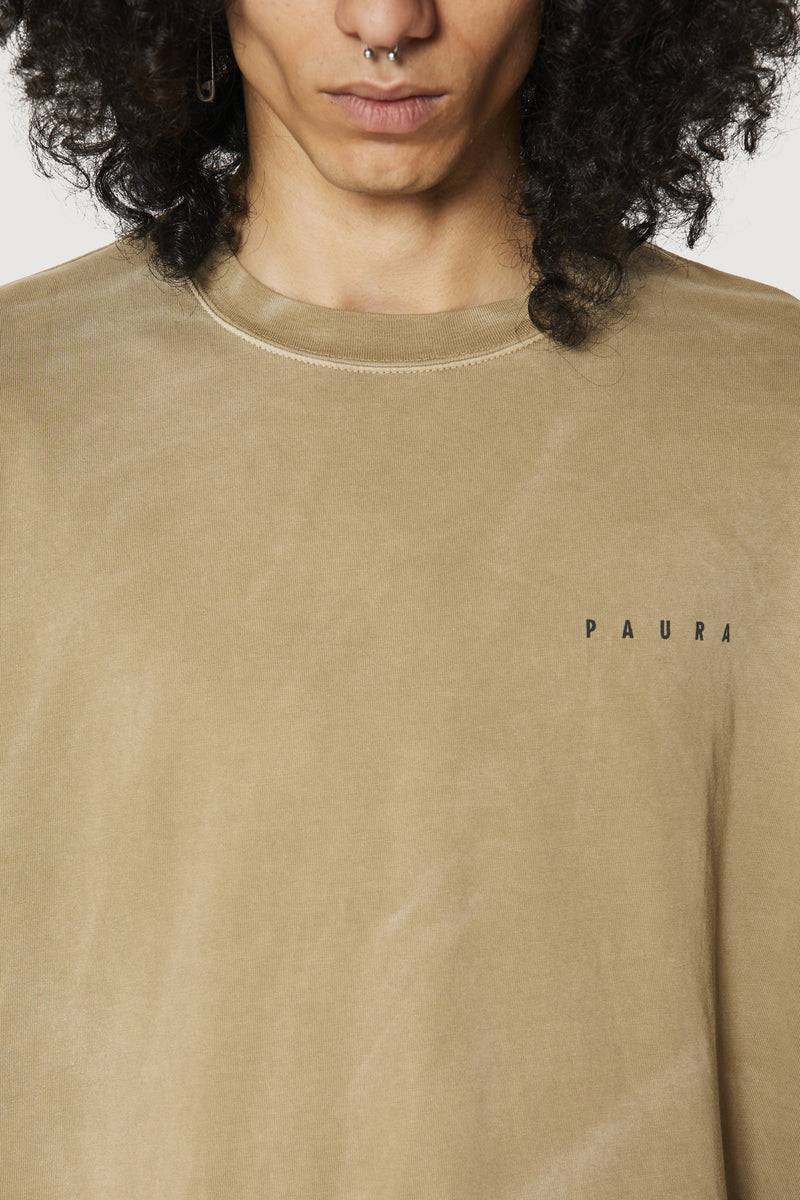 Paura SAID OVERSIZED T-SHIRT MUD Presa