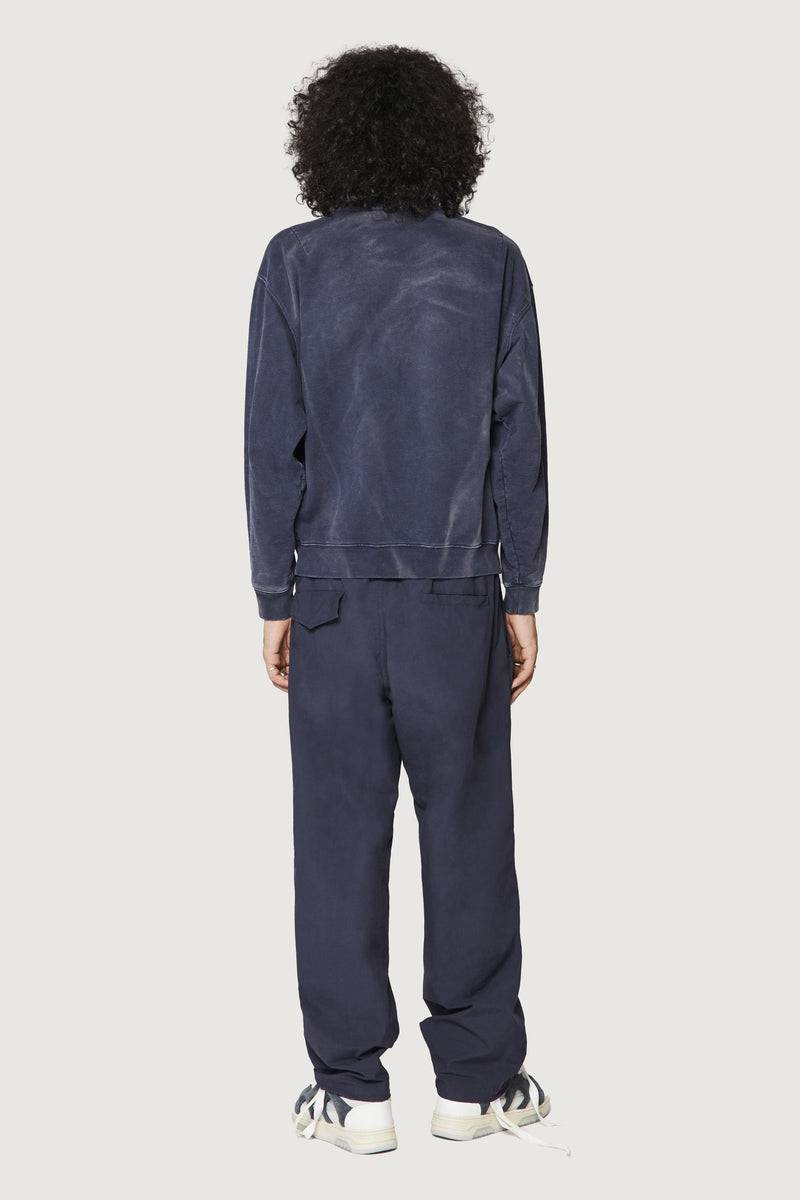 Paura SAMUEL CREWNECK SWEATSHIRT DARK BLUE Online