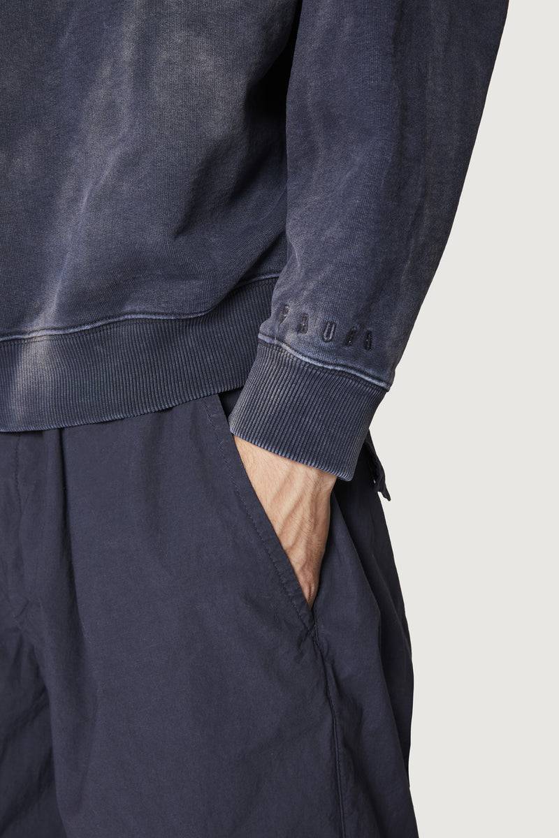 Paura SAMUEL CREWNECK SWEATSHIRT DARK BLUE Online