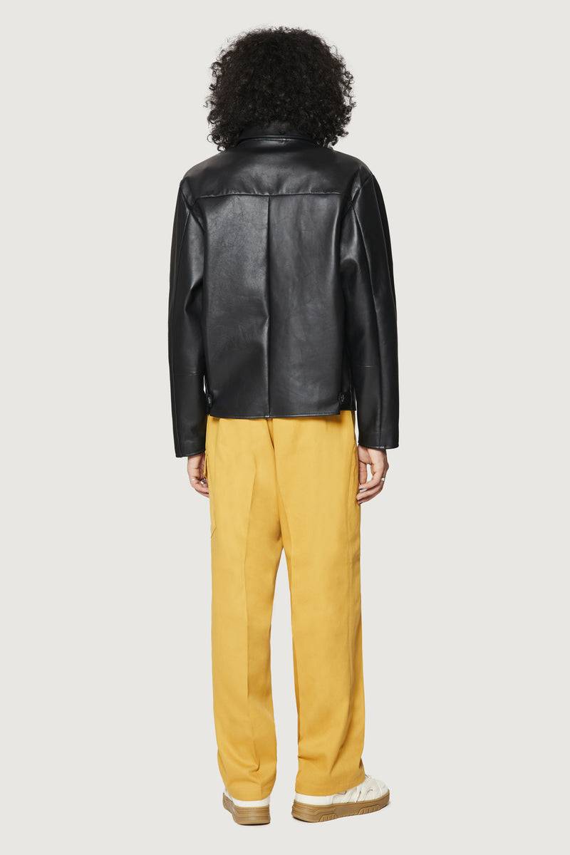 Paura RAFA LEATHER JACKET BLACK Moda