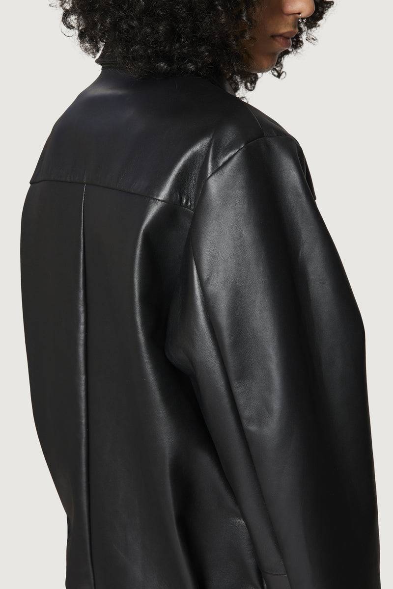Paura RAFA LEATHER JACKET BLACK Moda