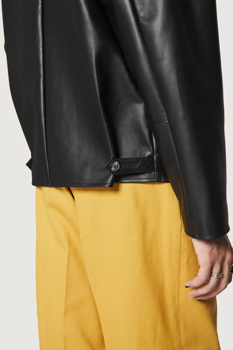 Paura RAFA LEATHER JACKET BLACK Moda