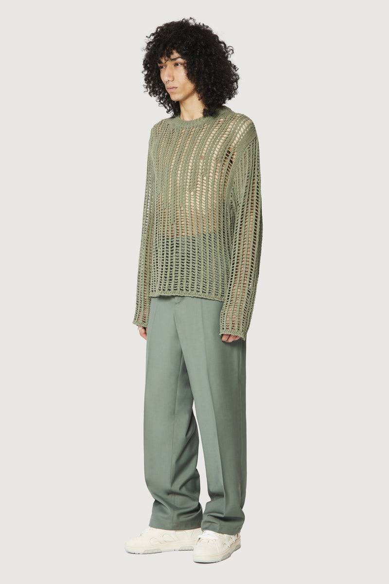 Paura RAOUL SWEATER GREEN In Linea