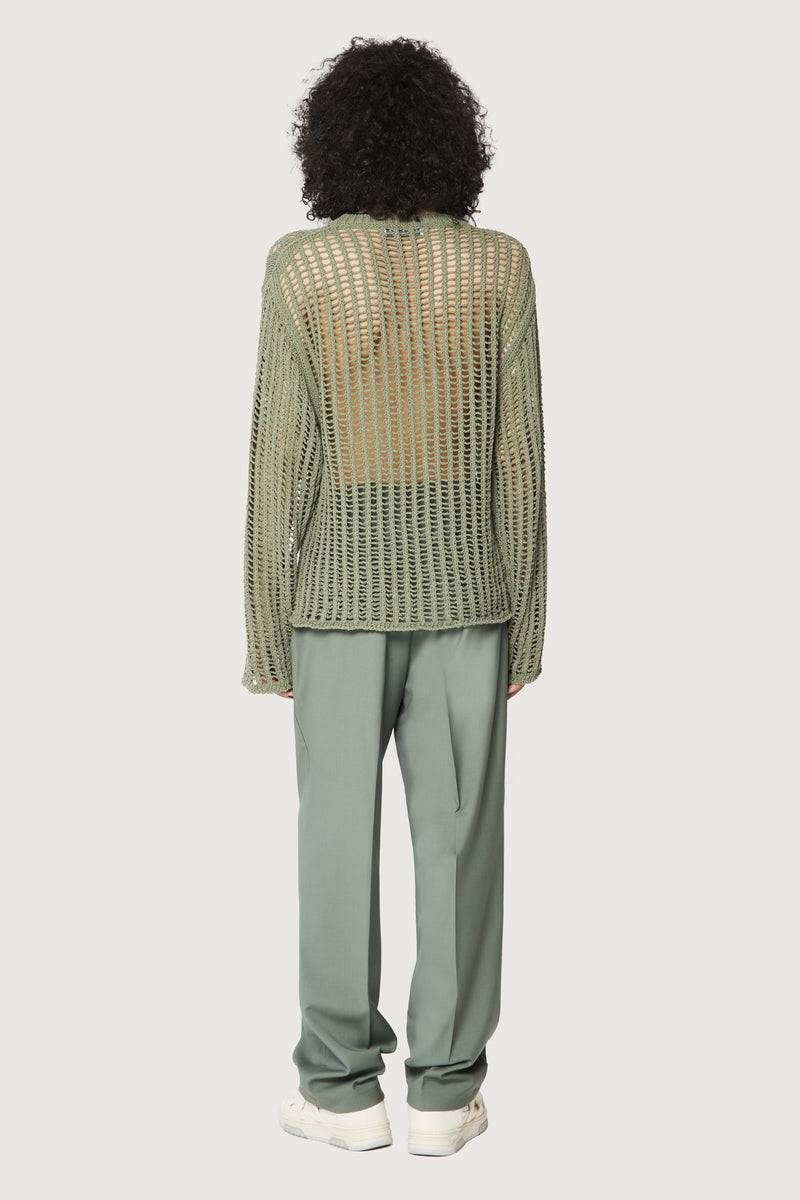 Paura RAOUL SWEATER GREEN In Linea