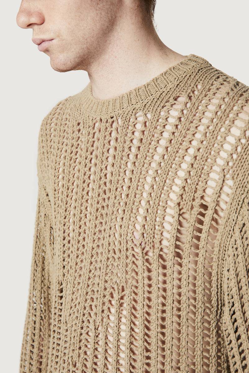 Paura RAOUL SWEATER MUD Nuovo
