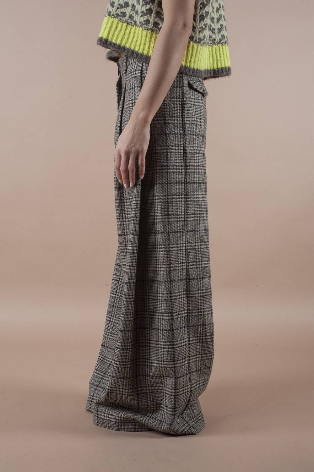 Pdr Phisique Du Role PHISIQUE DU ROLE MILANO PANTS IN TWISTED WOOL Soddisfazione Garantita