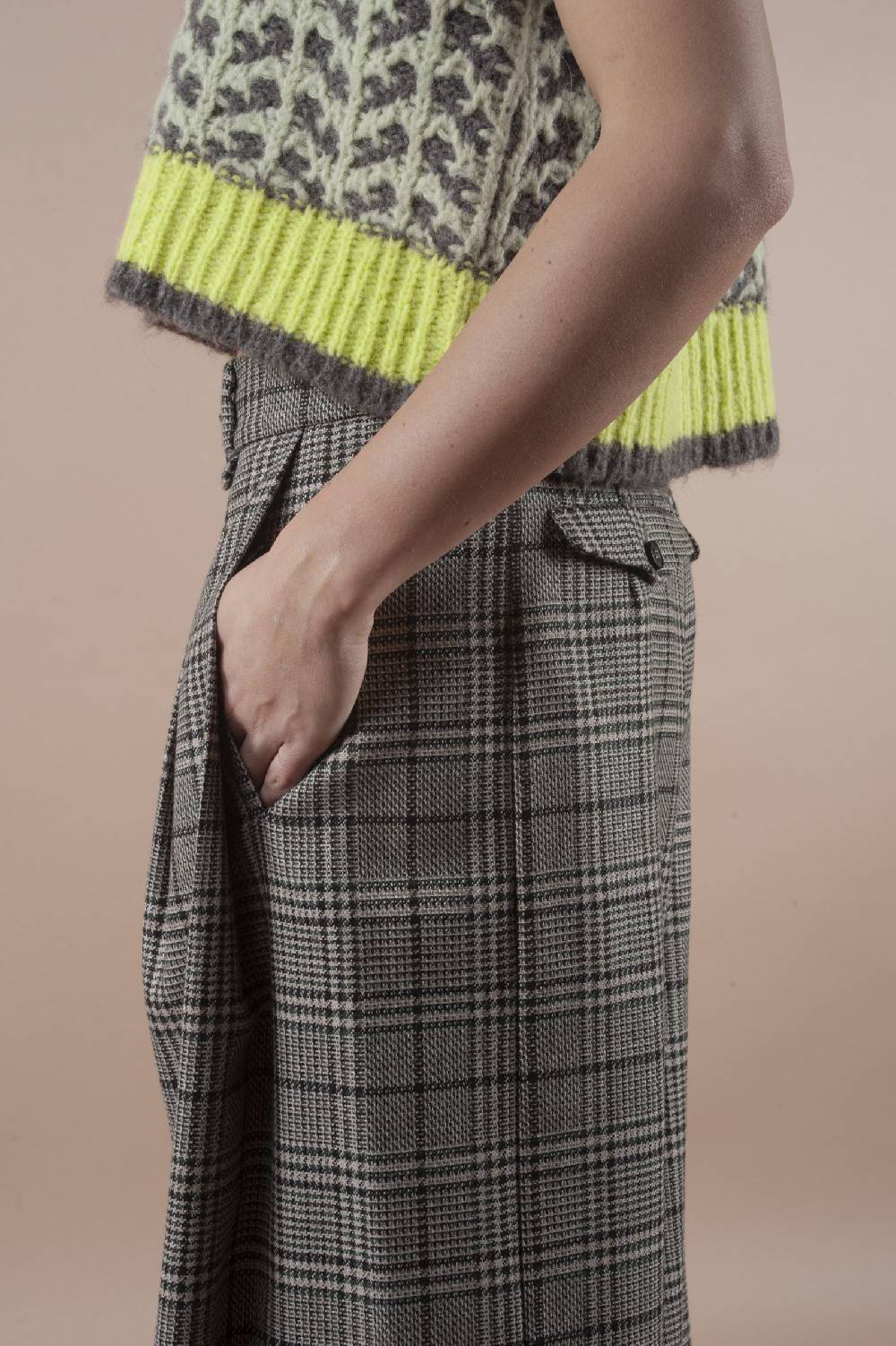 Pdr Phisique Du Role PHISIQUE DU ROLE MILANO PANTS IN TWISTED WOOL Soddisfazione Garantita