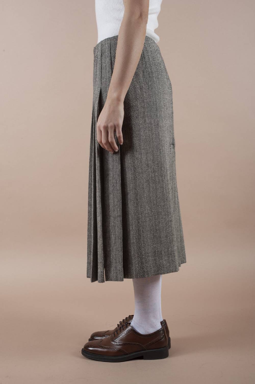 Pdr Phisique Du Role PHISIQUE DU ROLE SKIRT WITH PLEATS RESCA WITH CIMOSSA FRONT Negozi Online