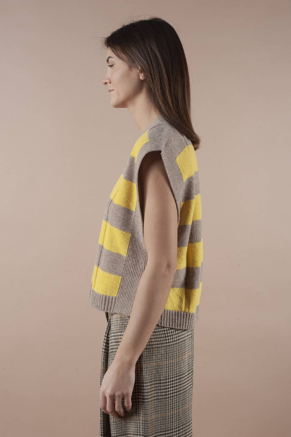 Pdr Phisique Du Role PHISIQUE DU ROLE STRIPED SWEATER TOP IN MERINOS WOOL Promozione Limitata