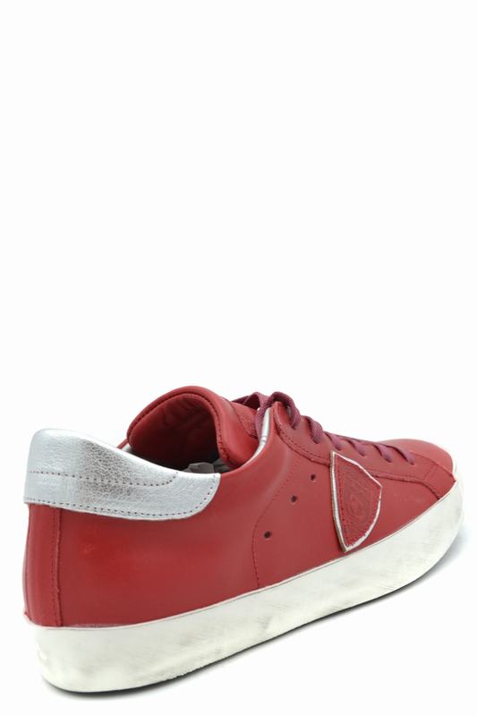Philippe Model Sneakers Codice prodotto: CLLD V038 PARIS VEAU ROUGE ARGENT Promozione