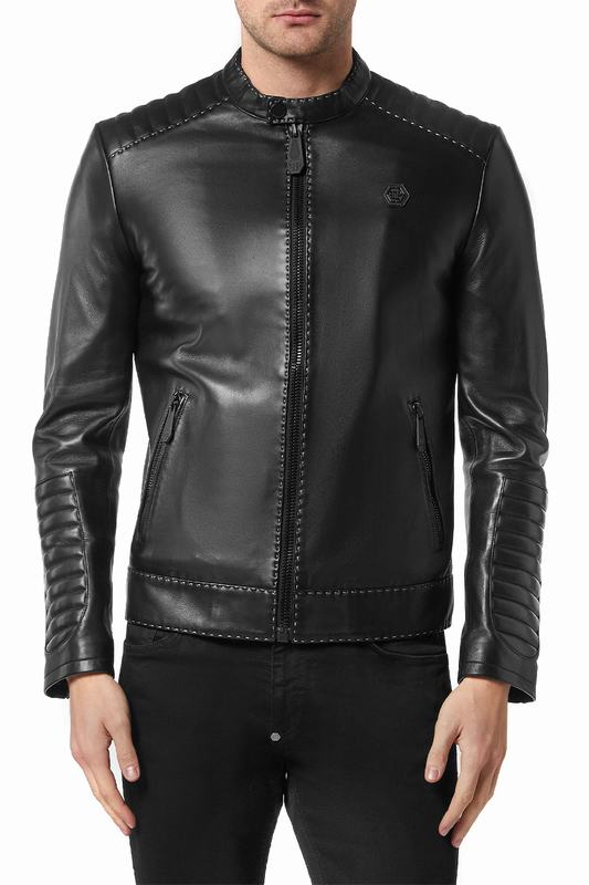 PHILIPP PLEIN Giacche di Pelle Codice prodotto: FABC MLB1572 PLE010N Offerte speciali