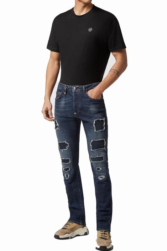 PHILIPP PLEIN Jeans Codice prodotto: FACC-MDT3547-PDE004N_09GD Vendita