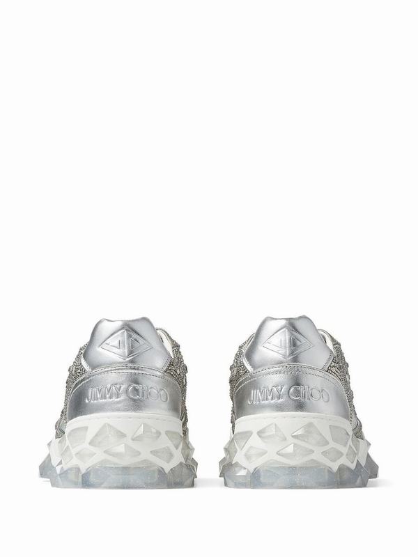 Jimmy Choo Sneakers Codice prodotto: DIAMOND X STRAMP SILVER Lightning offer