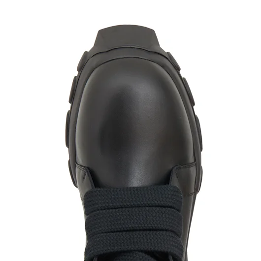 RICK OWENS STIVALI IN PELLE JUMBOLACED LACEUP BOZO TRACTOR Shopping Online