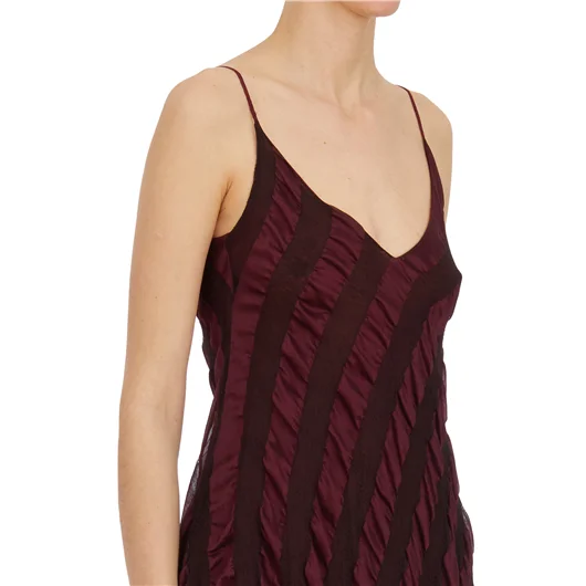 MARC LE BIHAN ABITO SOTTOVESTE A RIGHE Pezzi Unici