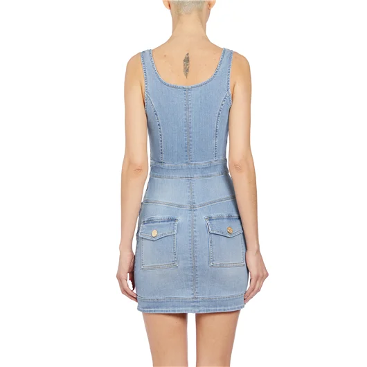 ELISABETTA FRANCHI MINI ABITO IN DENIM Negozi Online
