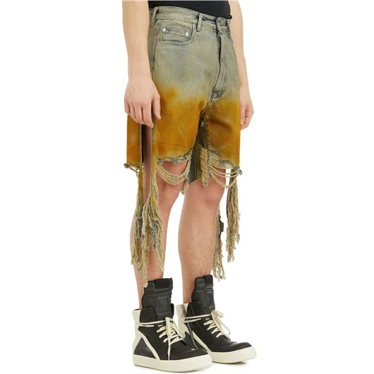 RICK OWENS DRKSHDW BERMUDA IN DENIM GETH CUTOFFS Affare Del Giorno